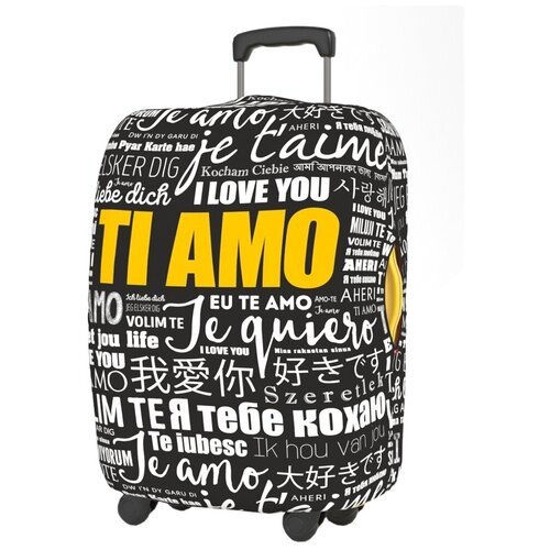 Чехол для чемодана, Размер M 65*70 см, серия Neoprene Happy Valentine's Day, дизайн I love you.