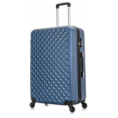 Умный чемодан L'case, 80 л, размер M, серый