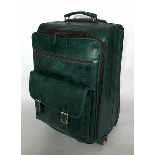 Умный чемодан Black Buffalo 524, 50 л, размер M, зеленый