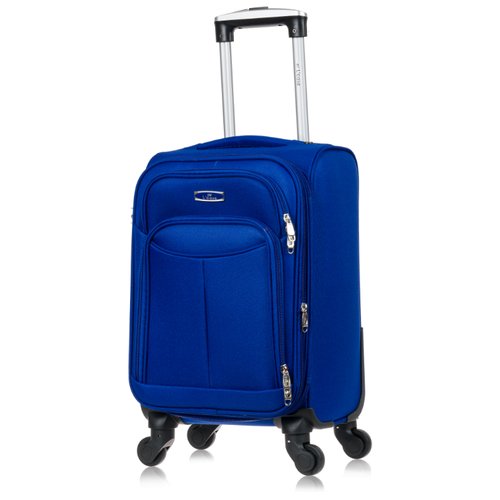Умный чемодан L'case, 74 л, размер M, синий