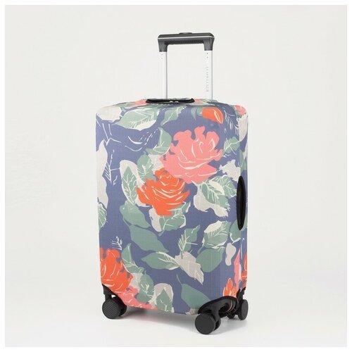 Чехол на чемодан 24', цвет серыйВ наборе1шт