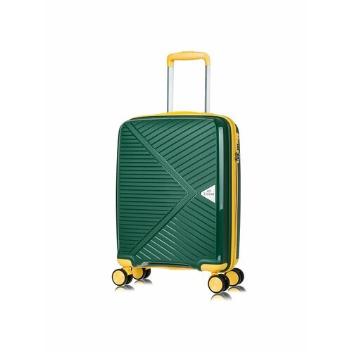 Умный чемодан L'case Ch0924, 43 л, размер S, зеленый