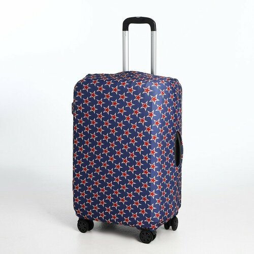Чехол для чемодана Сима-ленд, размер 28', красный, синий