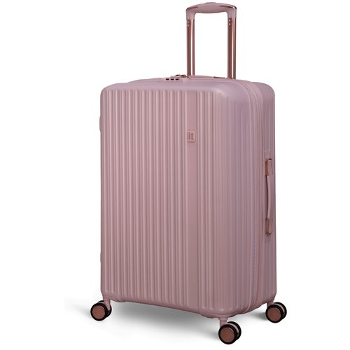 Чемодан IT Luggage, 105 л, размер M+, розовый