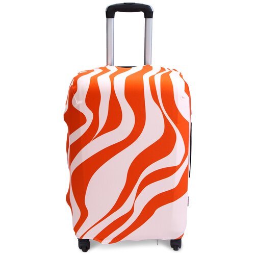 Чехол для чемодана Fancy Armor, текстиль, 40 л, размер S, красный, белый