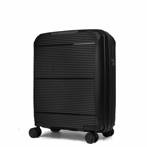 Умный чемодан FABRETTI EN1010-20-2, 55 л, размер S, черный