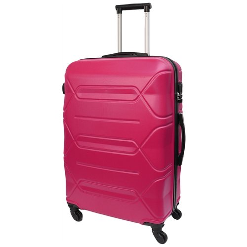 Средний чемодан Cossroll, легкий /64 см/60 литров/4 поворотных колеса 360°/ABS-пластик
