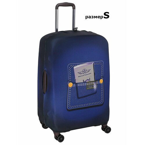 Чехол для чемодана Vip collection 9009_S_чехол, размер S, синий