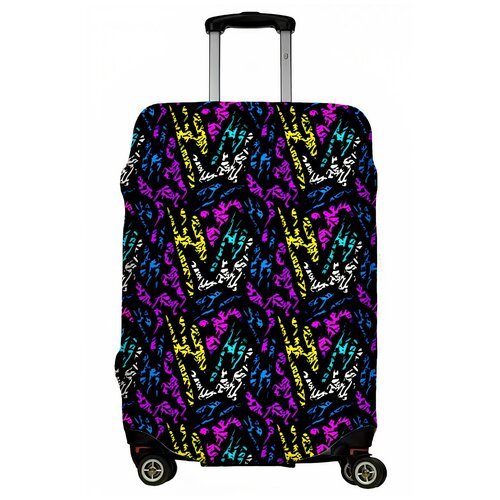 Чехол для чемодана LeJoy, размер S, фиолетовый, черный