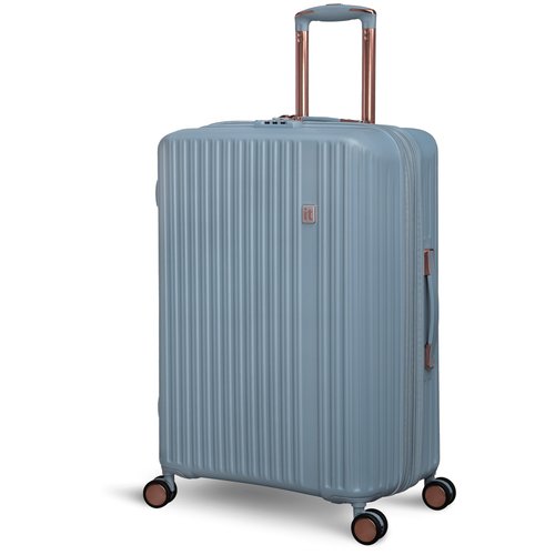 Чемодан IT Luggage, 105 л, размер M+, голубой
