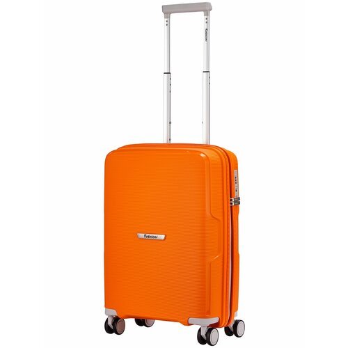 Чемодан Robinzon Santorini Plus 2.0, 37 л, размер S, оранжевый