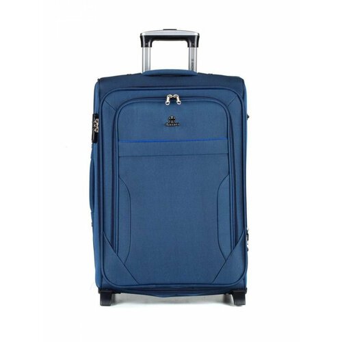 Умный чемодан 4 ROADS Ch0019, 49 л, размер S, синий
