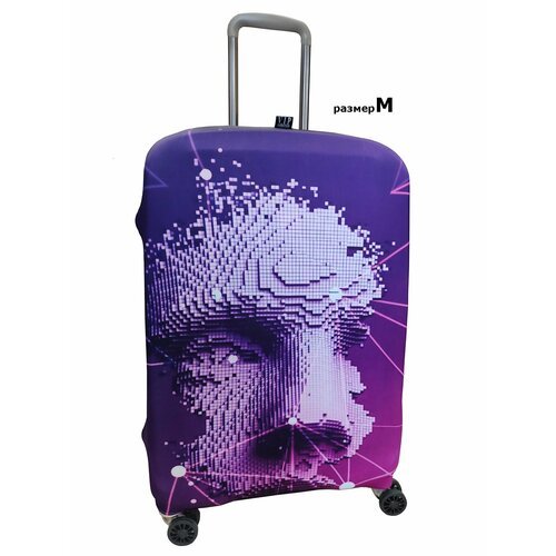Чехол для чемодана Vip collection 2337_M, размер M, фиолетовый