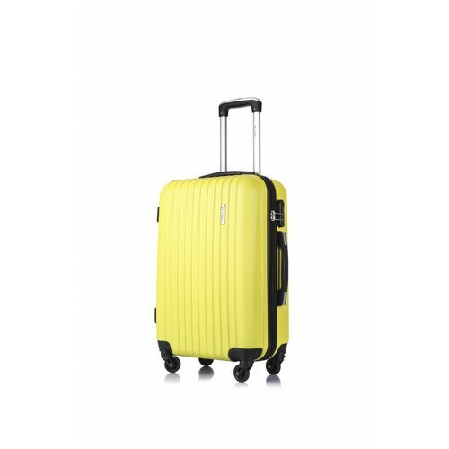 Чемодан средний L’Case, Krabi, ABS-пластик, желтый 22'