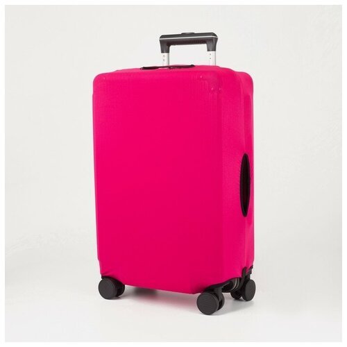 Чехол на чемодан 24', цвет розовый