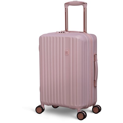 Чемодан IT Luggage, 47 л, размер S, розовый