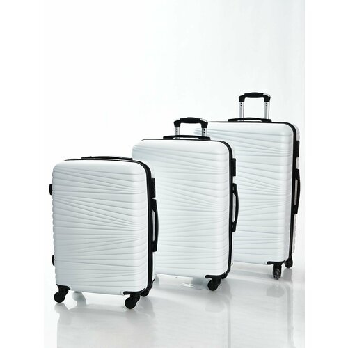 Комплект чемоданов Feybaul 31618, 3 шт., размер M, белый