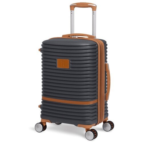 Чемодан на колесах it luggage/маленький размер S-ручная кладь/45л/abs-пластик/увеличение объема