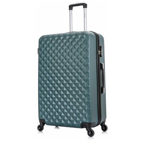 Умный чемодан L'case, 80 л, размер M, зеленый