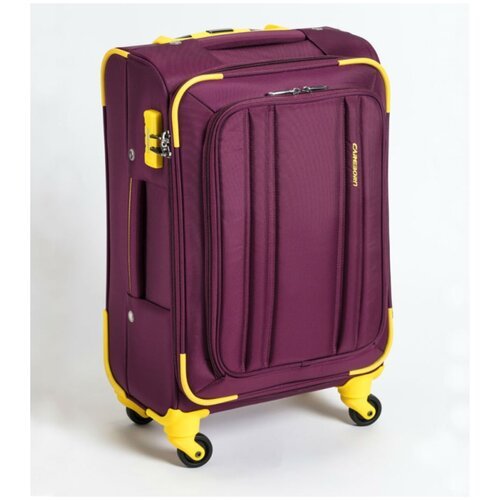 Тканевый чемодан на колесах Ambassador для ручной клади | Фиолетовый