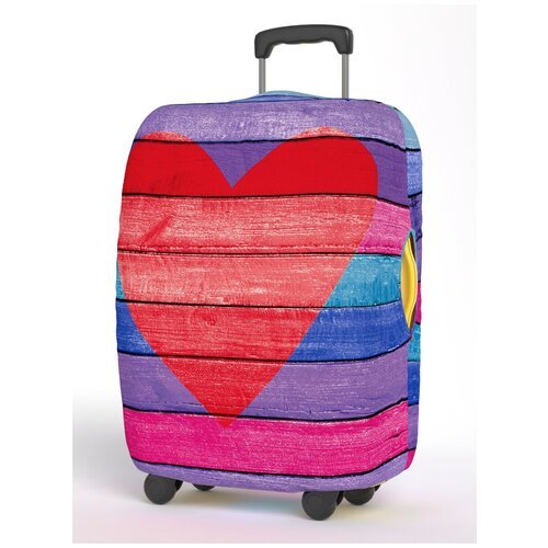 Чехол для чемодана, Размер M 65*70 см, серия Neoprene Happy Valentine's Day, дизайн Heart.