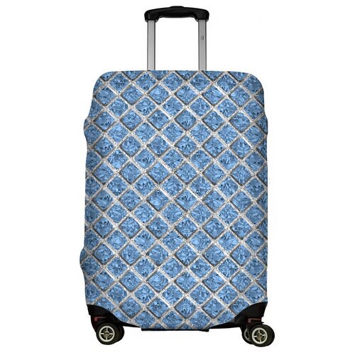 Чехол для чемодана LeJoy, размер S, серый, голубой