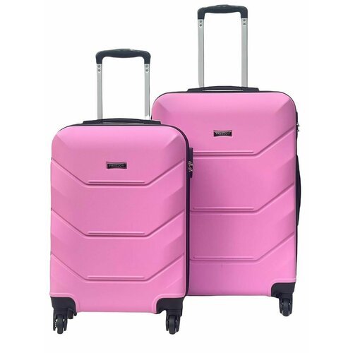 Комплект чемоданов Freedom 31647, 2 шт., размер S/L, розовый