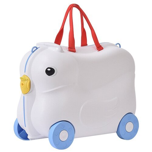Детский белый чемодан BUBULE