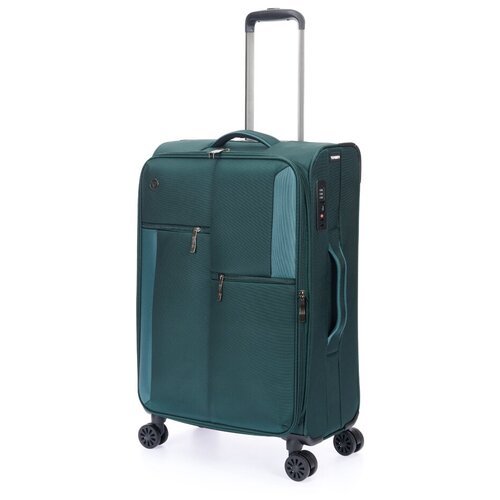 Умный чемодан Torber Seyd, 56 л, размер M, зеленый