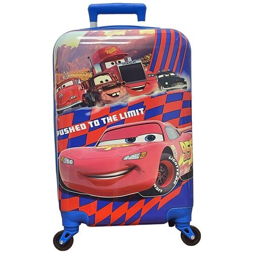 Умный чемодан Bags-art 59514, ABS-пластик, 34х56х23 см, 2.65 кг, телескопическая ручка, водонепроницаемый, красный, синий