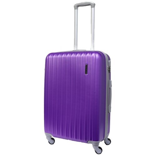 Пластиковый чемодан Cossroll, средний /62 см/57 литров/4 поворотных колеса 360°