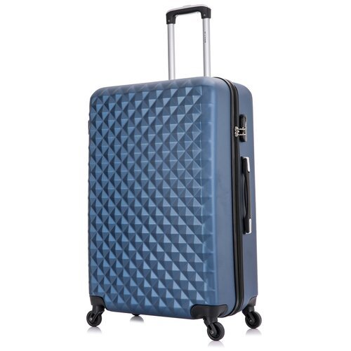 Умный чемодан L'case Phatthaya, 81 л, размер M, синий