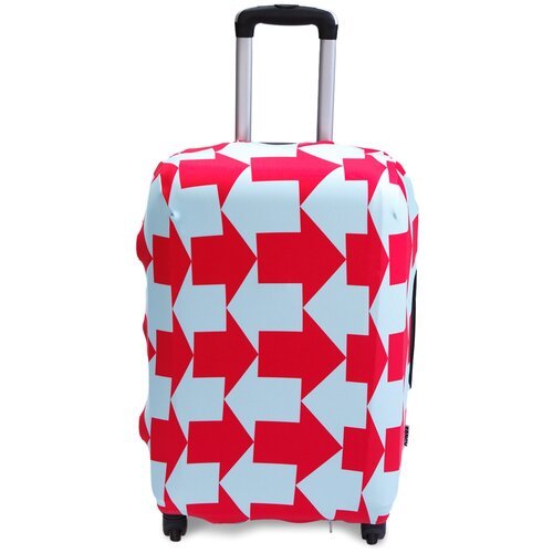 Чехол для чемодана Fancy Armor, текстиль, 150 л, размер L, белый, красный