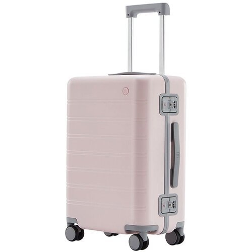 Чемодан NINETYGO Manhattan Frame Luggage 111903, 39 л, размер 20', розовый