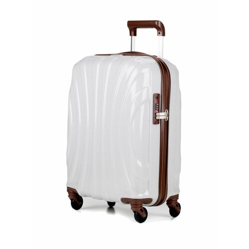 Умный чемодан 4 ROADS Ch0025, 48 л, размер S, белый
