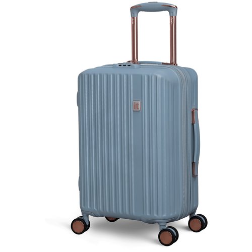 Чемодан IT Luggage, 47 л, размер S, голубой