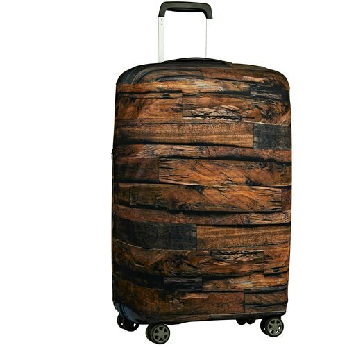 Чехол для чемодана, Размер S 50*55 см. серия Art moments, дизайн Dark Wood.