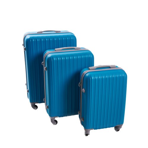 Комплект чемоданов Feybaul 29811, 3 шт., размер S/M/L, голубой