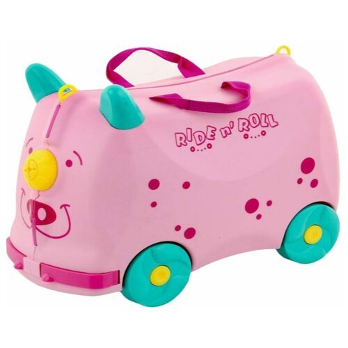 Ride n Roll - детский чемодан каталка - Фуксия