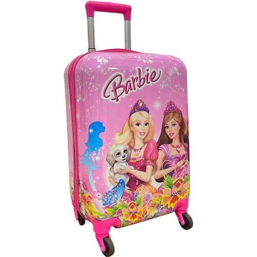 Умный чемодан Impreza, ABS-пластик, ручная кладь, 34х56х23 см, 3 кг, телескопическая ручка, розовый