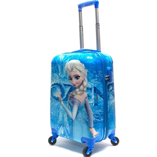 Умный чемодан Impreza, ABS-пластик, ручная кладь, 34х56х23 см, 3 кг, голубой