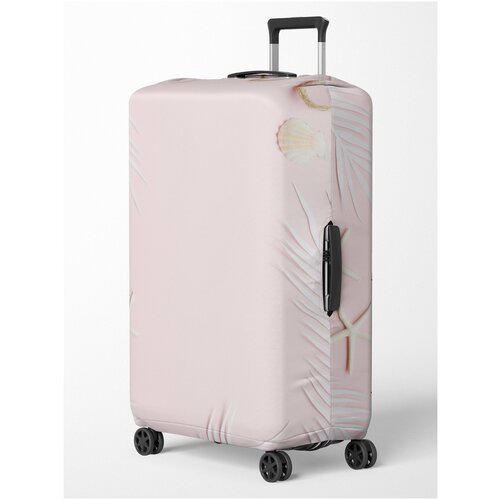 Чехол для чемодана , размер L, розовый