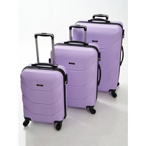 Комплект чемоданов Freedom 29866, 90 л, размер S/M/L, фиолетовый