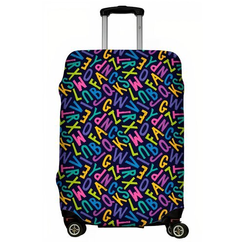 Чехол для чемодана LeJoy, размер S, голубой, желтый