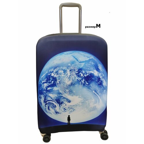 Чехол для чемодана Vip collection 2346_M, размер M, синий