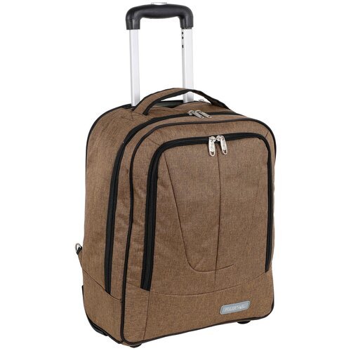 Чемодан-рюкзак POLAR, текстиль, 35 л, размер S, хаки