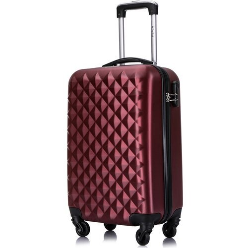 Умный чемодан L'case Phatthaya, 35 л, размер S+, красный