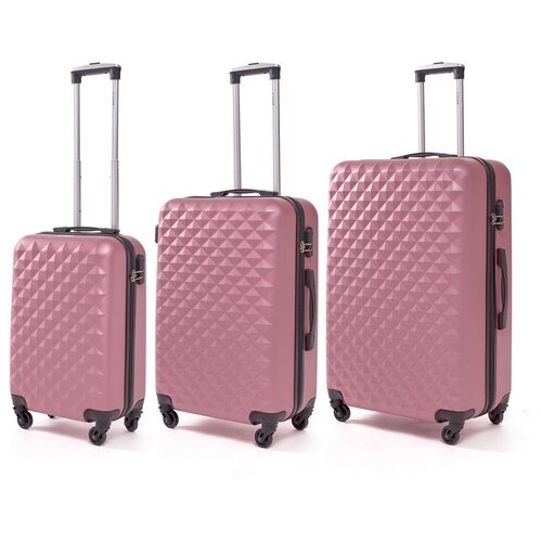 Комплект чемоданов Lacase Phatthaya, цвет фиолетовый