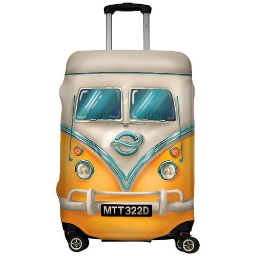 Чехол для чемодана LeJoy, размер M, желтый, бежевый